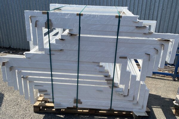 Ocelové profily, hotové, perfektně zabalené